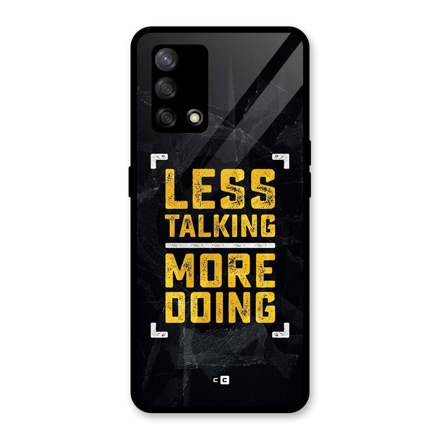 Less Talking Glass Back Case for Oppo F19s