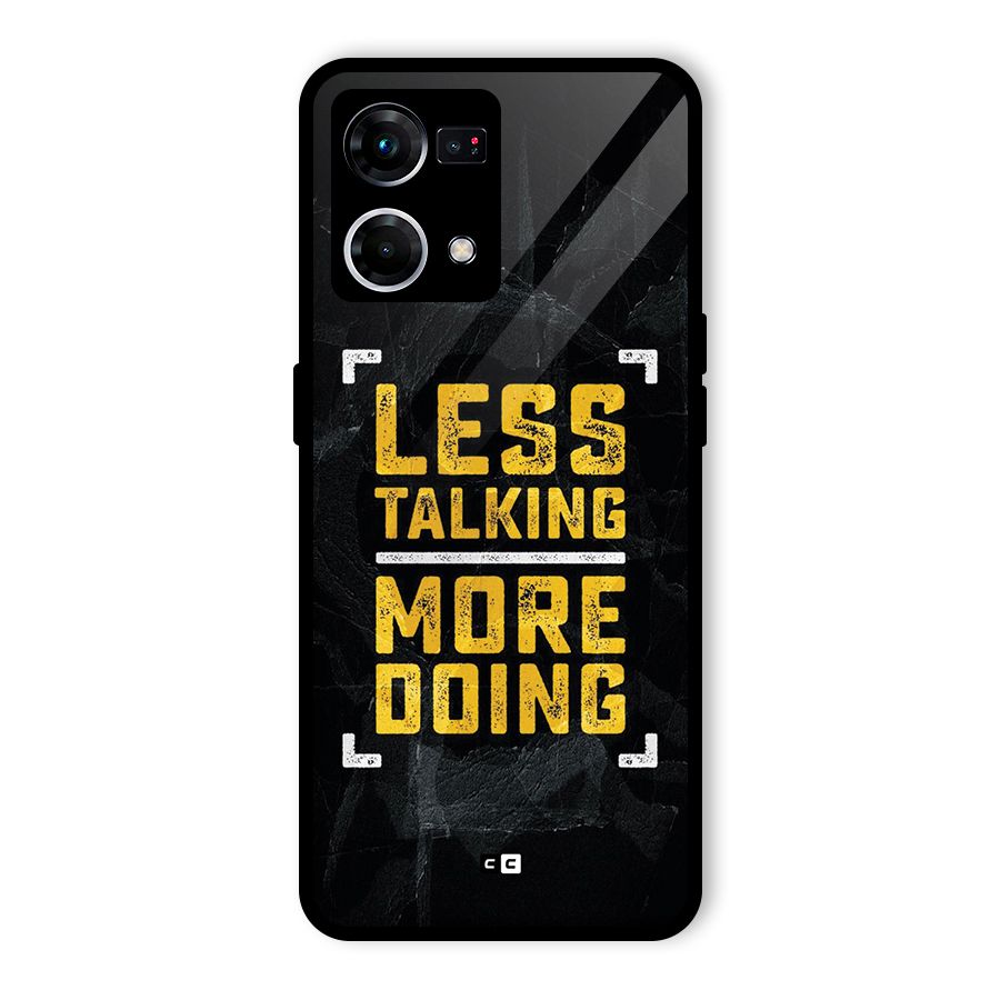 Less Talking Glass Back Case for Oppo F21 Pro 4G