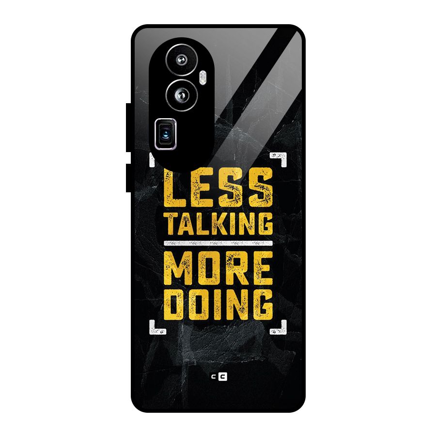 Less Talking Glass Back Case for Oppo Reno10 Pro Plus