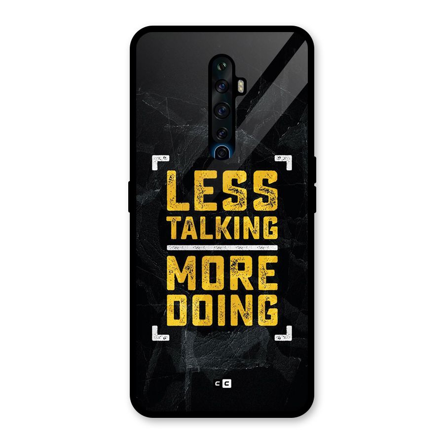 Less Talking Glass Back Case for Oppo Reno2 Z