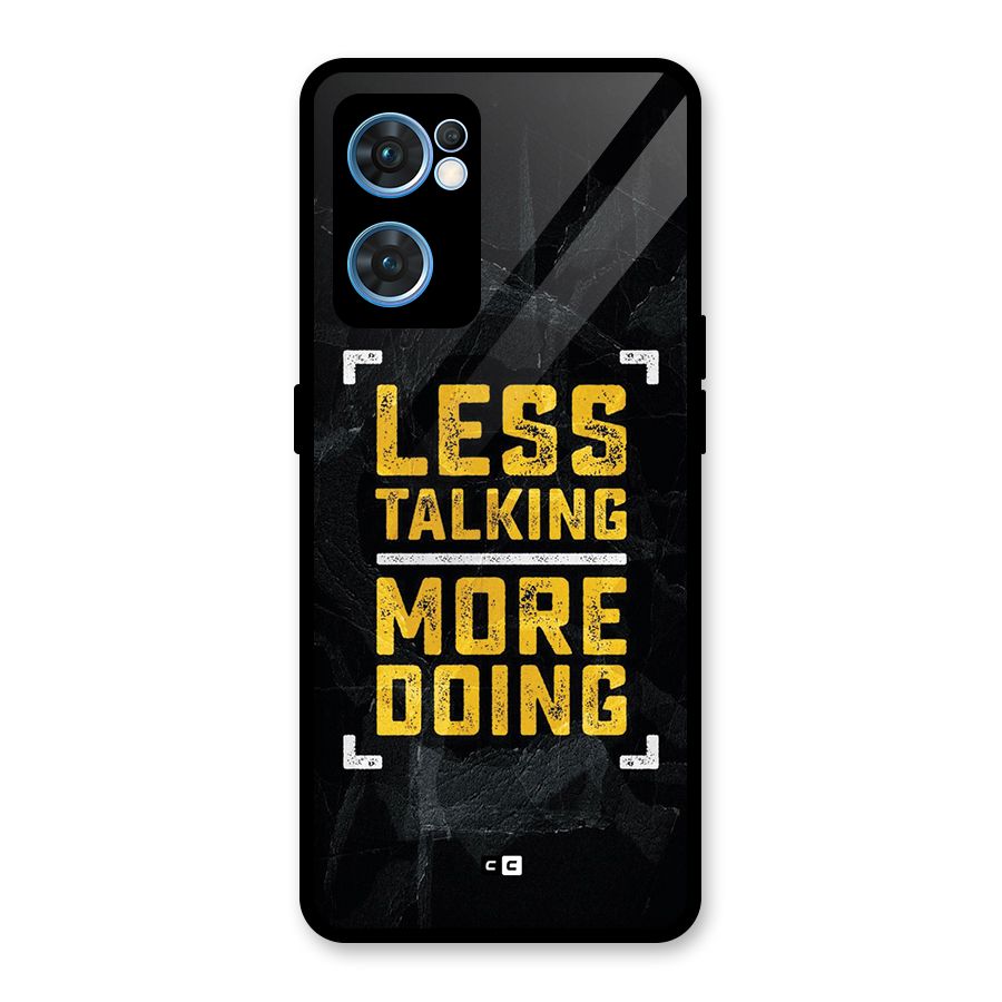 Less Talking Glass Back Case for Oppo Reno7 5G