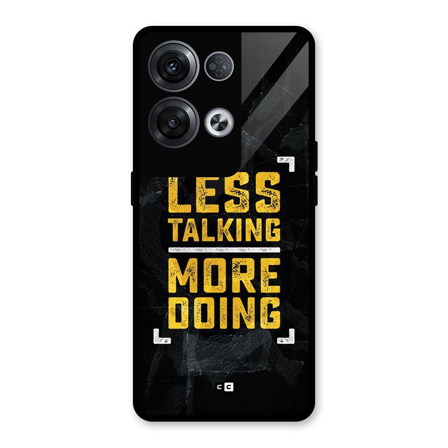Less Talking Glass Back Case for Oppo Reno8 Pro 5G
