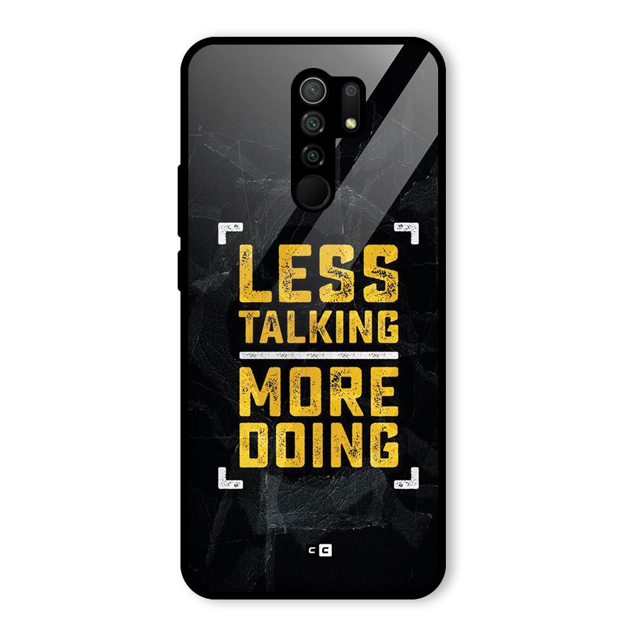 Less Talking Glass Back Case for Poco M2