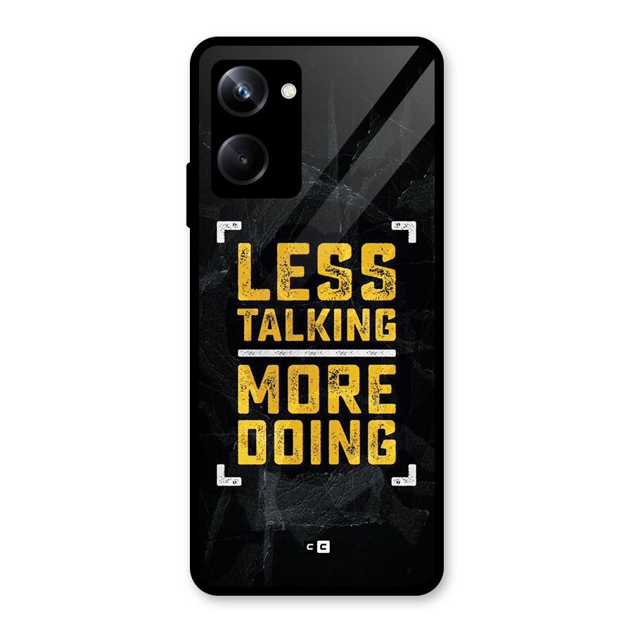 Less Talking Glass Back Case for Realme 10 Pro