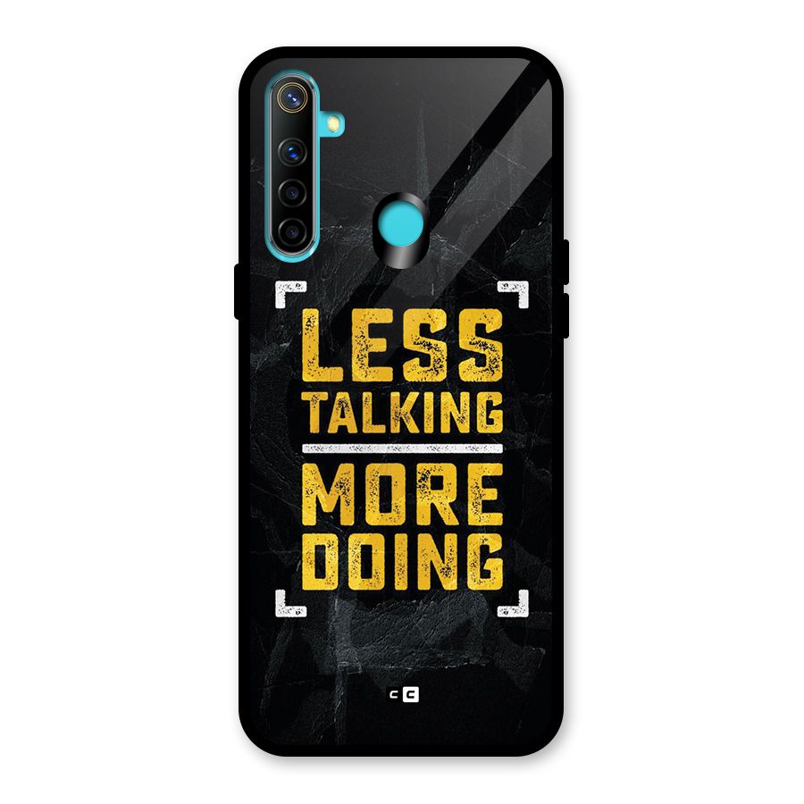 Less Talking Glass Back Case for Realme 5