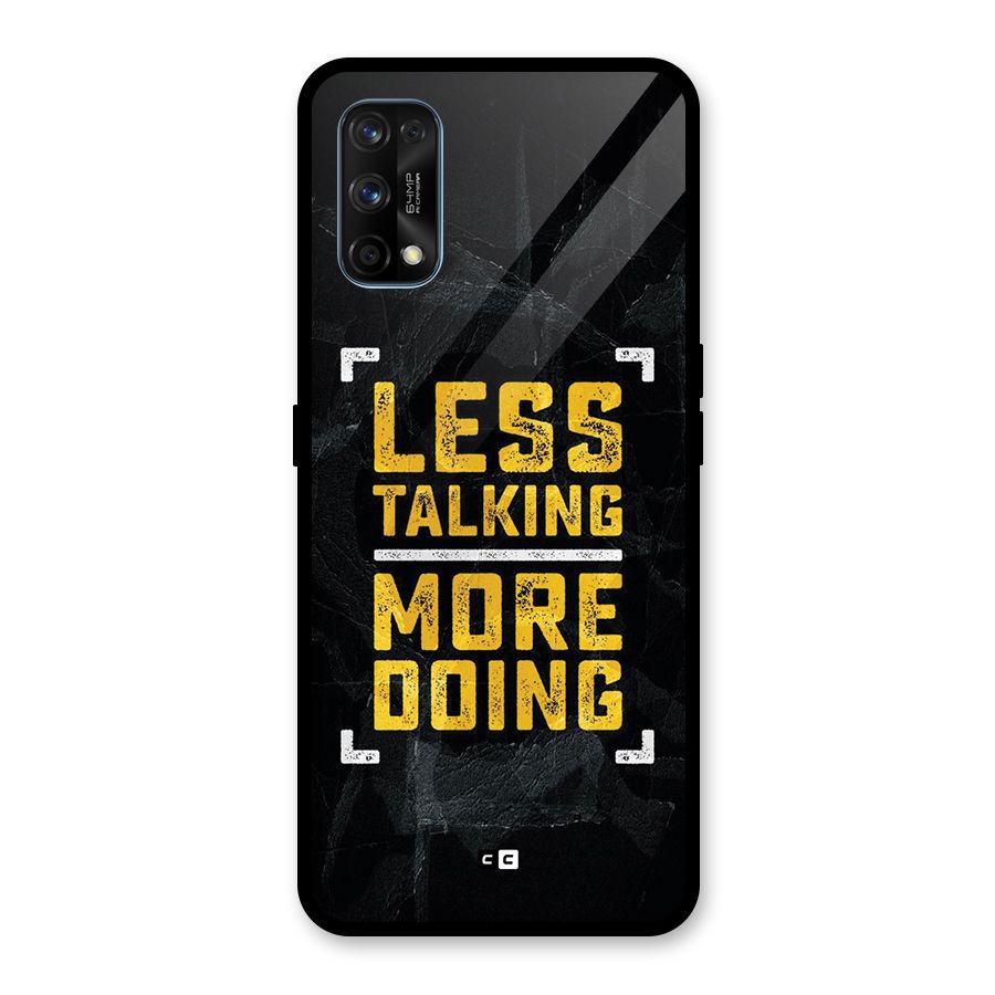 Less Talking Glass Back Case for Realme 7 Pro