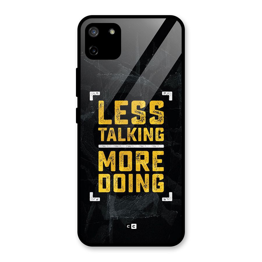 Less Talking Glass Back Case for Realme C11