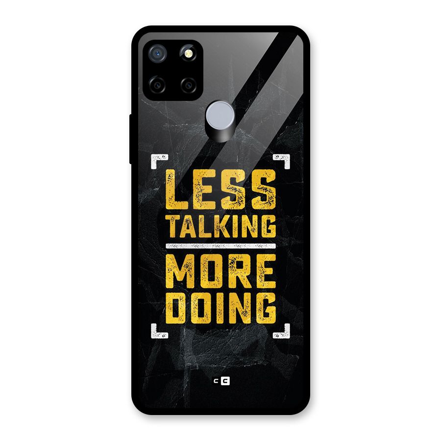 Less Talking Glass Back Case for Realme C12