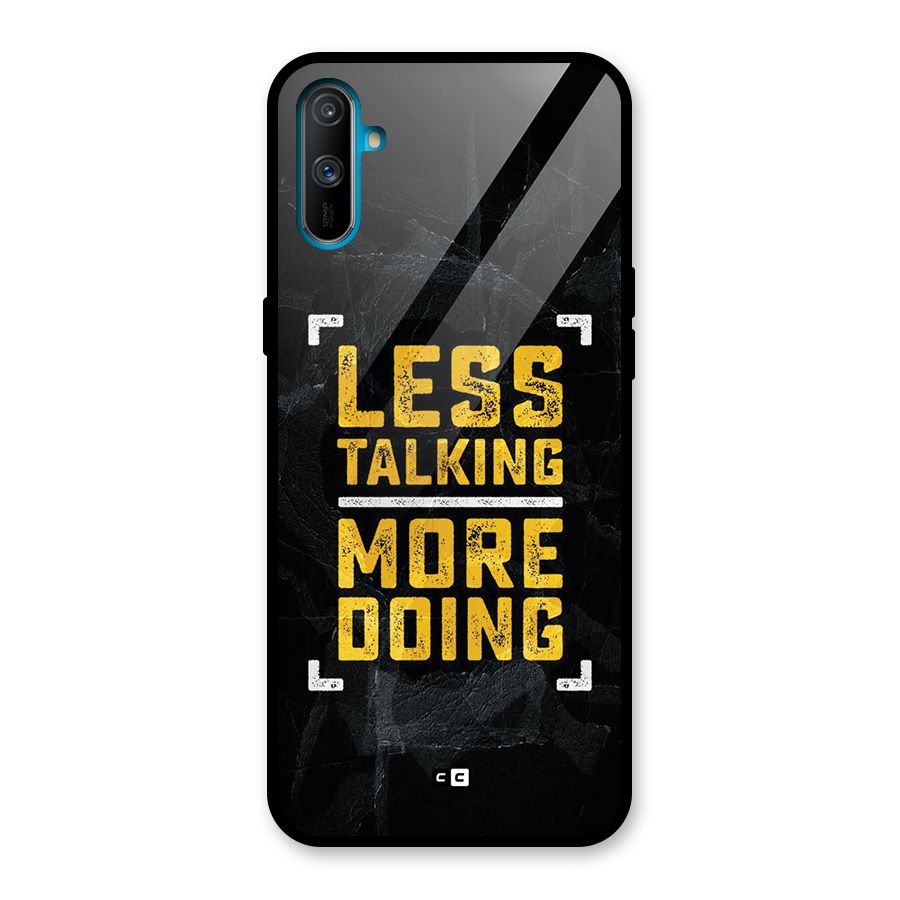 Less Talking Glass Back Case for Realme C3