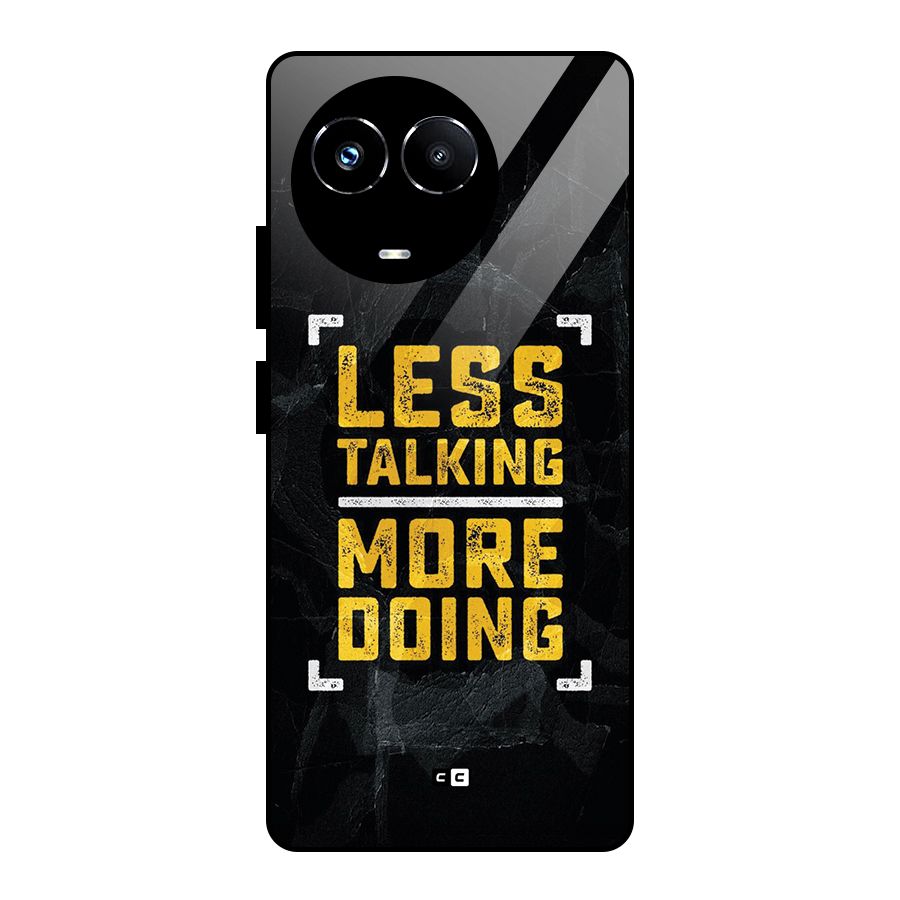 Less Talking Glass Back Case for Realme Narzo 60X