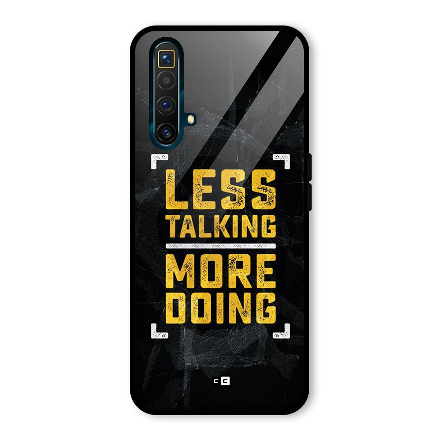 Less Talking Glass Back Case for Realme X3
