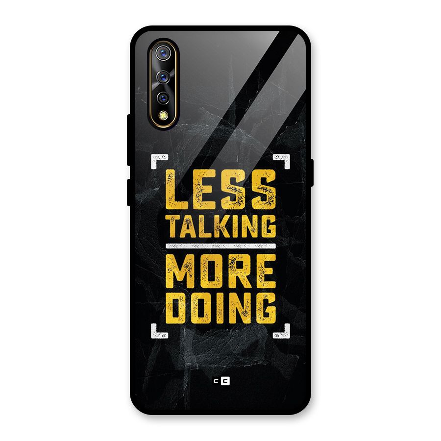 Less Talking Glass Back Case for Vivo S1