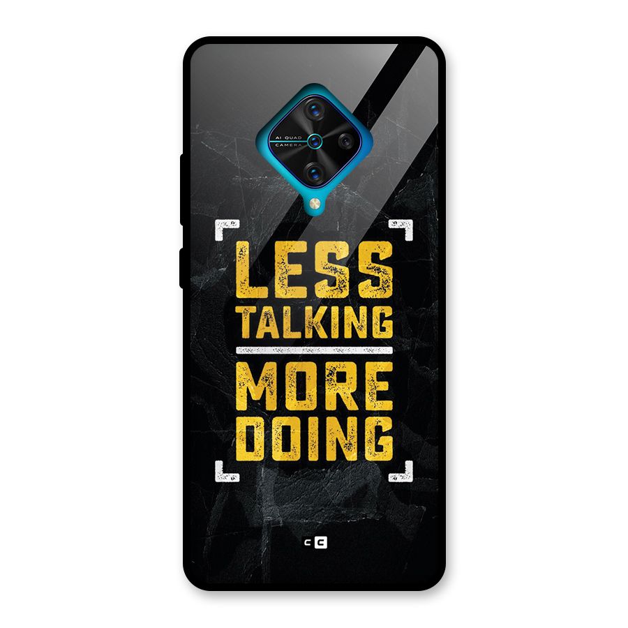 Less Talking Glass Back Case for Vivo S1 Pro