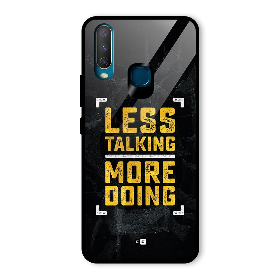 Less Talking Glass Back Case for Vivo U10