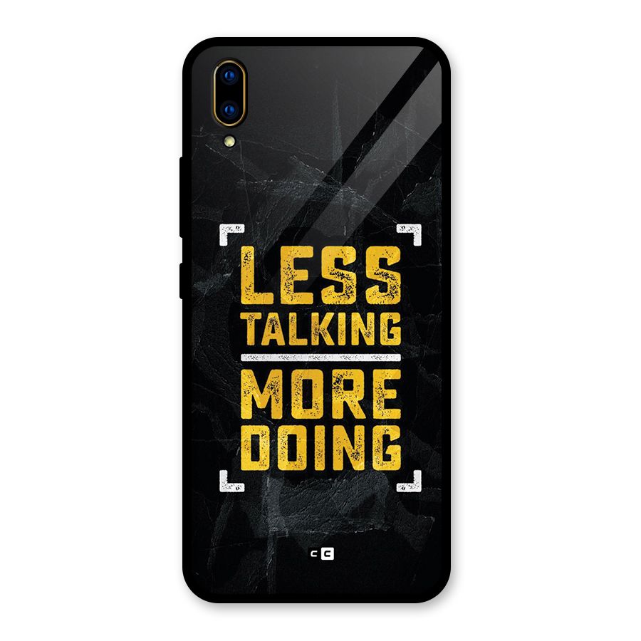 Less Talking Glass Back Case for Vivo V11 Pro