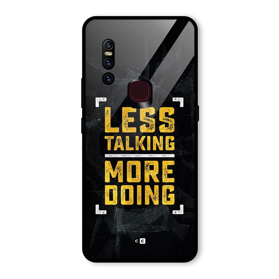 Less Talking Glass Back Case for Vivo V15