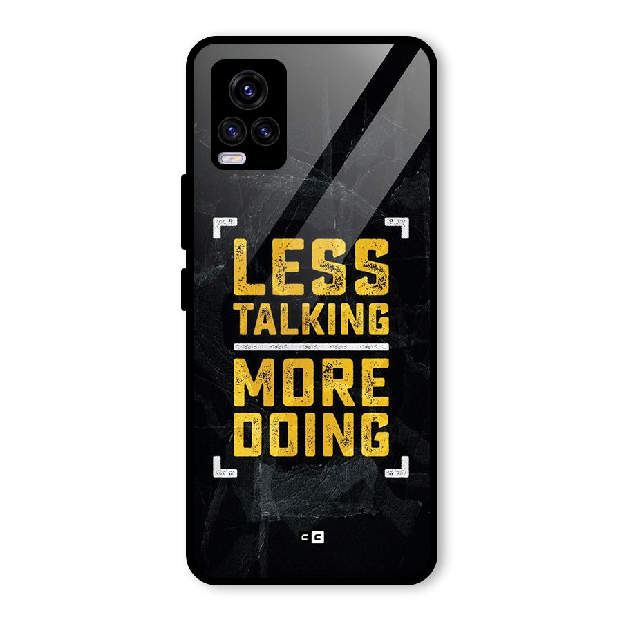 Less Talking Glass Back Case for Vivo V20