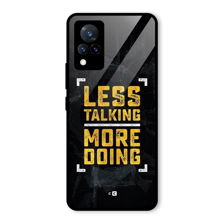Less Talking Glass Back Case for Vivo V21 5G
