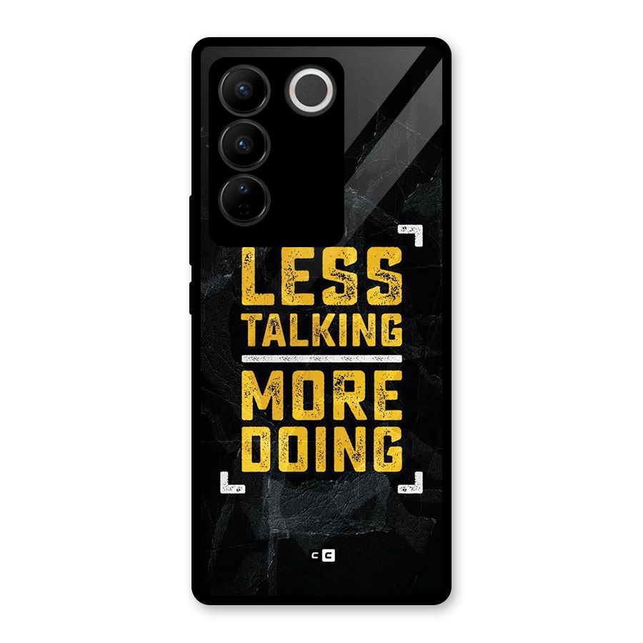 Less Talking Glass Back Case for Vivo V27