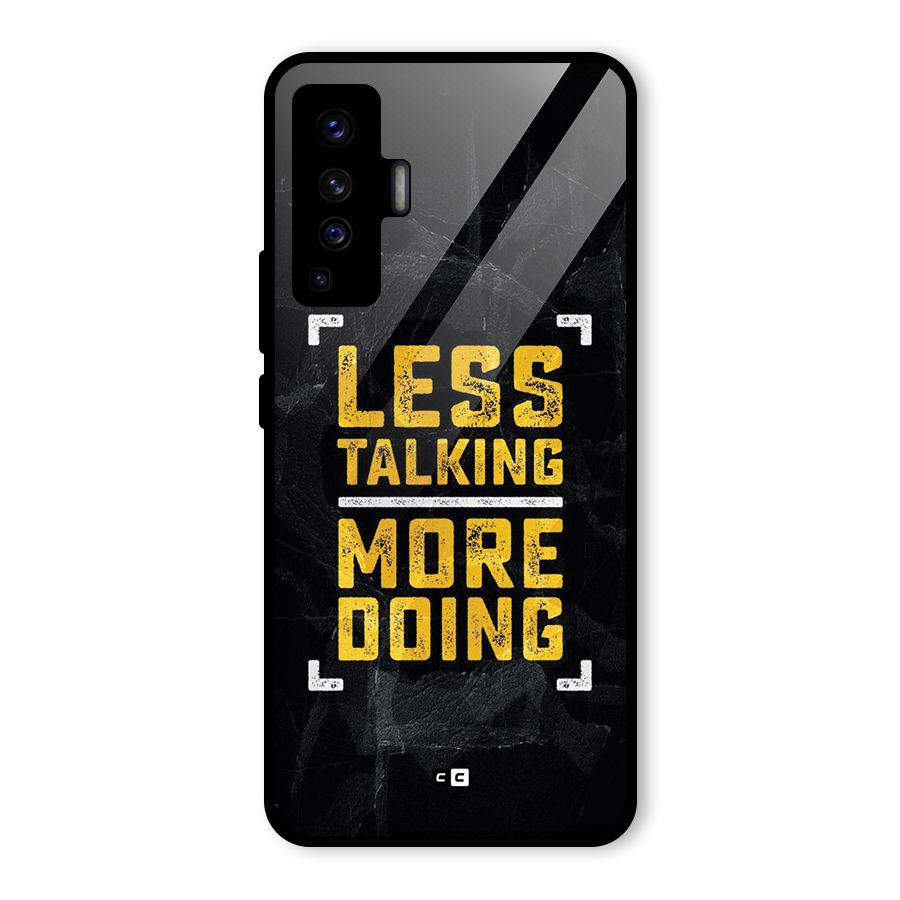 Less Talking Glass Back Case for Vivo X50