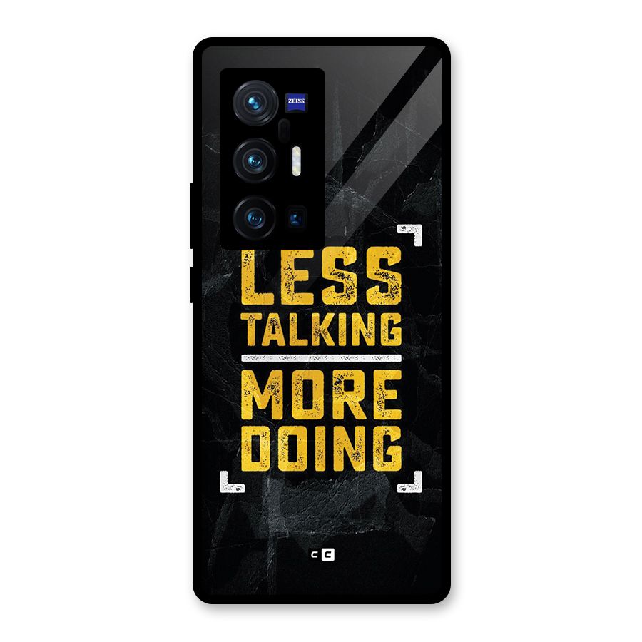 Less Talking Glass Back Case for Vivo X70 Pro Plus