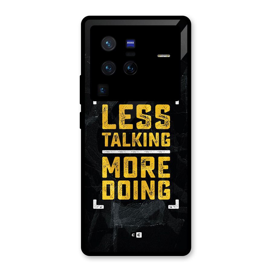 Less Talking Glass Back Case for Vivo X80 Pro