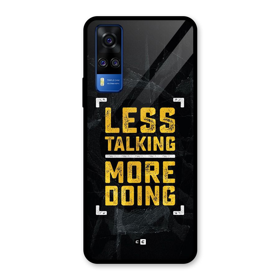 Less Talking Glass Back Case for Vivo Y31