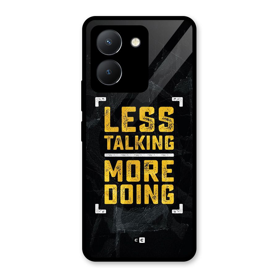 Less Talking Glass Back Case for Vivo Y36