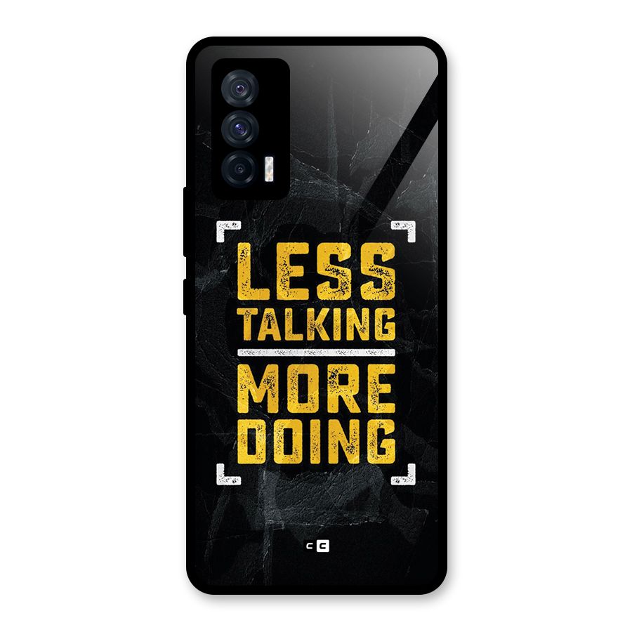 Less Talking Glass Back Case for Vivo iQOO 7 5G