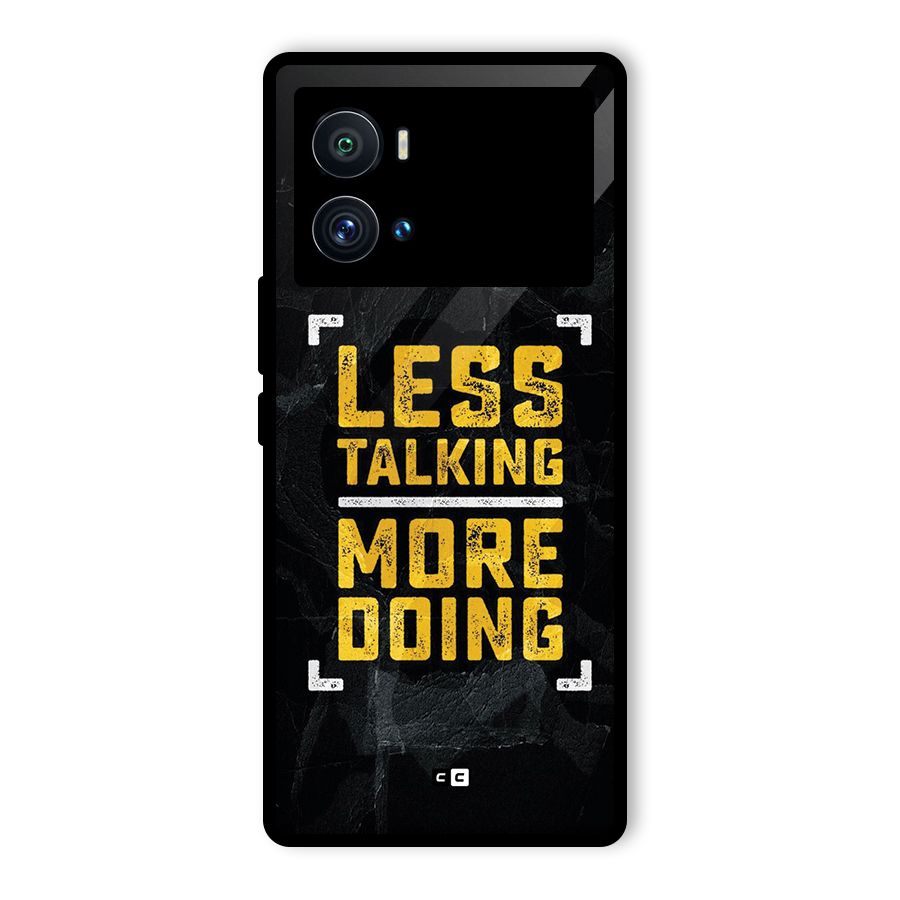 Less Talking Glass Back Case for Vivo iQOO 9 Pro