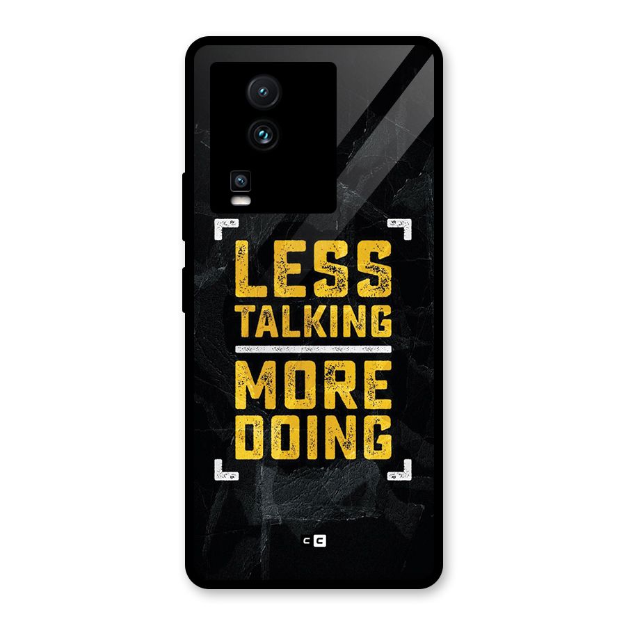 Less Talking Glass Back Case for Vivo iQOO Neo 7 Pro