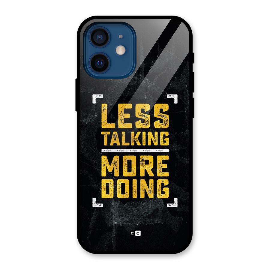 Less Talking Glass Back Case for iPhone 12 Mini