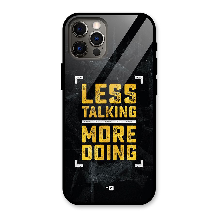 Less Talking Glass Back Case for iPhone 12 Pro