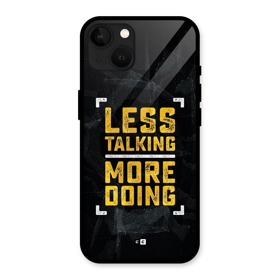 Less Talking Glass Back Case for iPhone 13