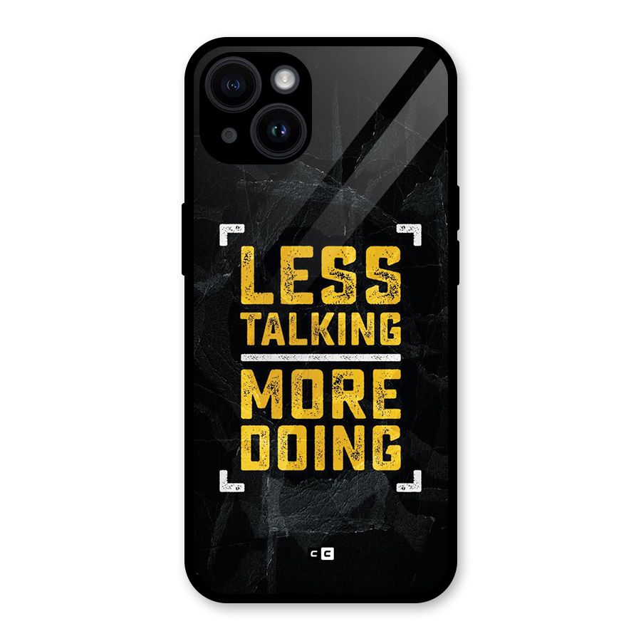 Less Talking Glass Back Case for iPhone 14