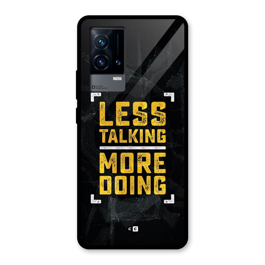 Less Talking Glass Back Case for iQOO 9 5G