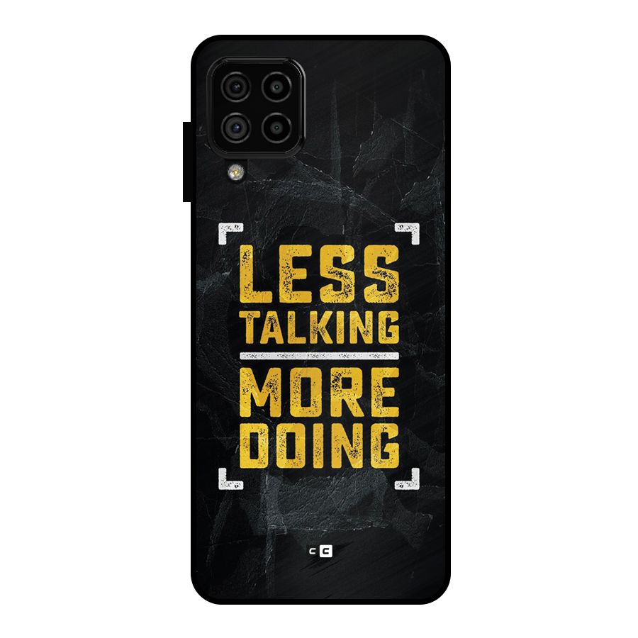 Less Talking Metal Back Case for Galaxy A22 4G