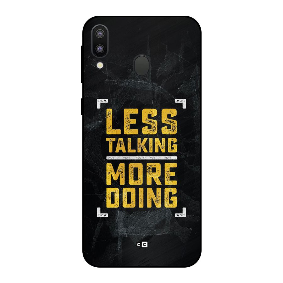 Less Talking Metal Back Case for Galaxy M20