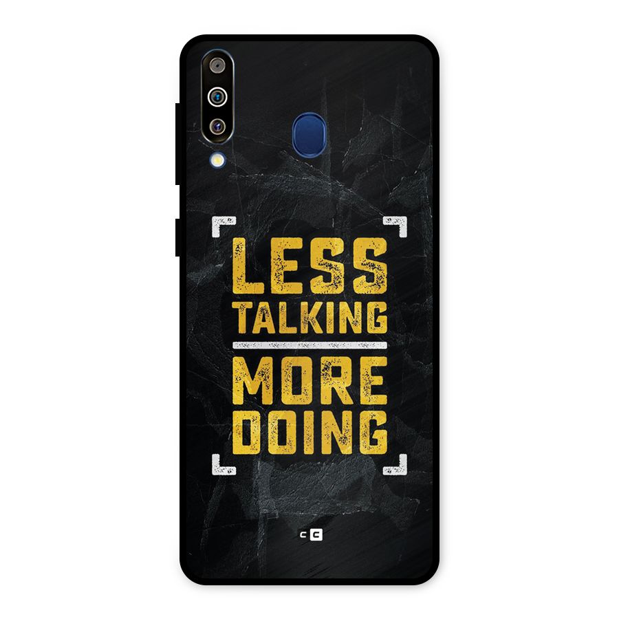 Less Talking Metal Back Case for Galaxy M30