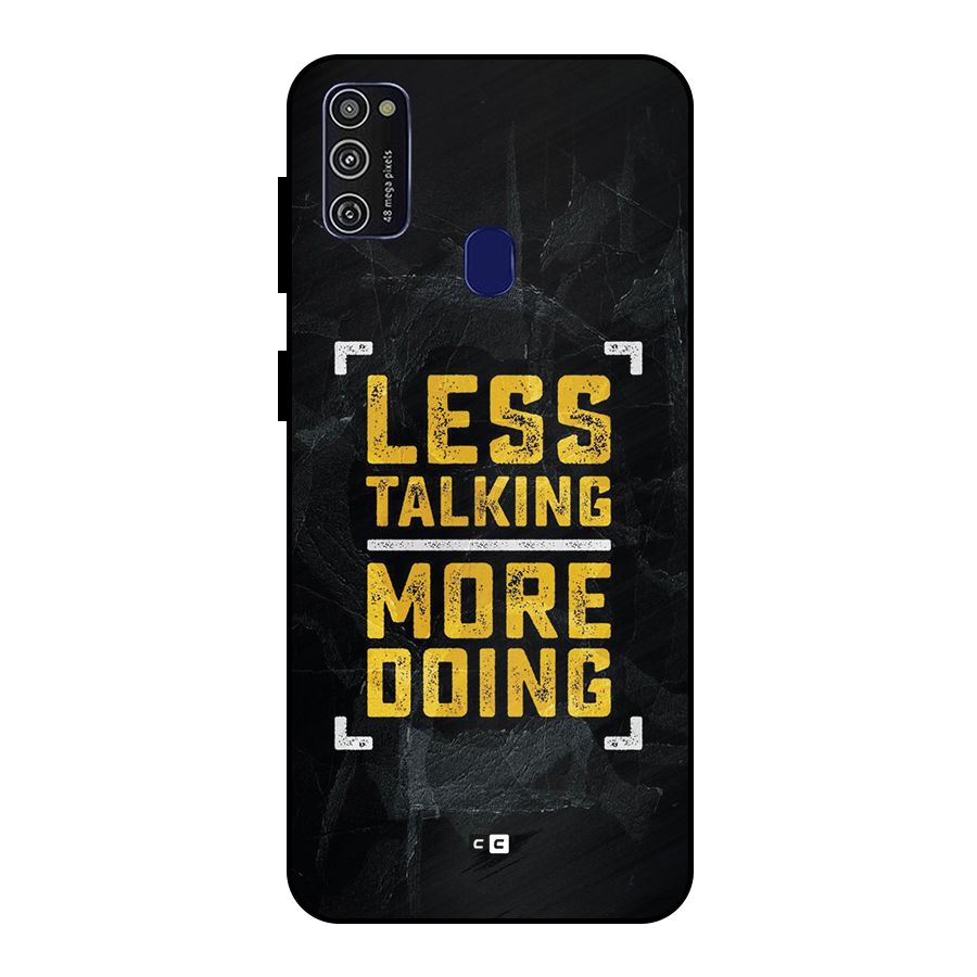 Less Talking Metal Back Case for Galaxy M30s
