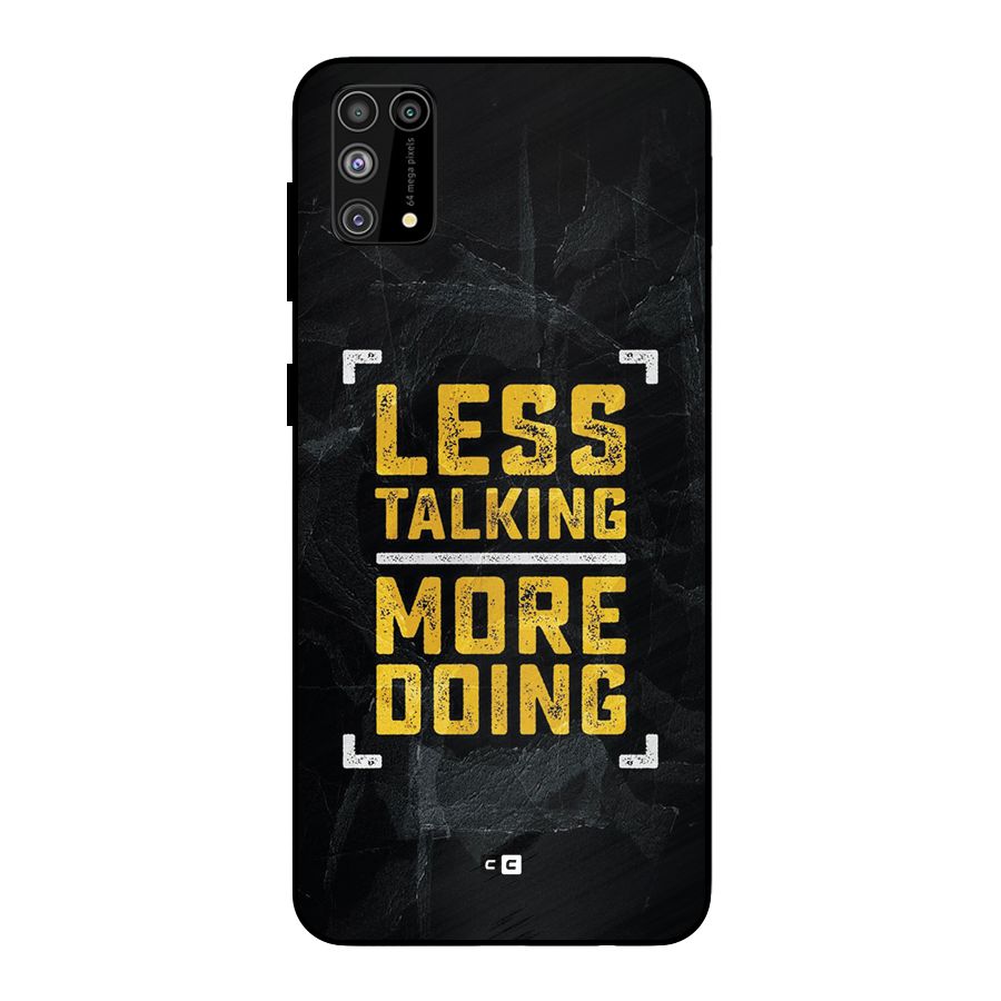 Less Talking Metal Back Case for Galaxy M31