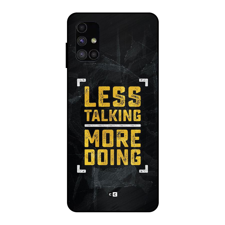 Less Talking Metal Back Case for Galaxy M51