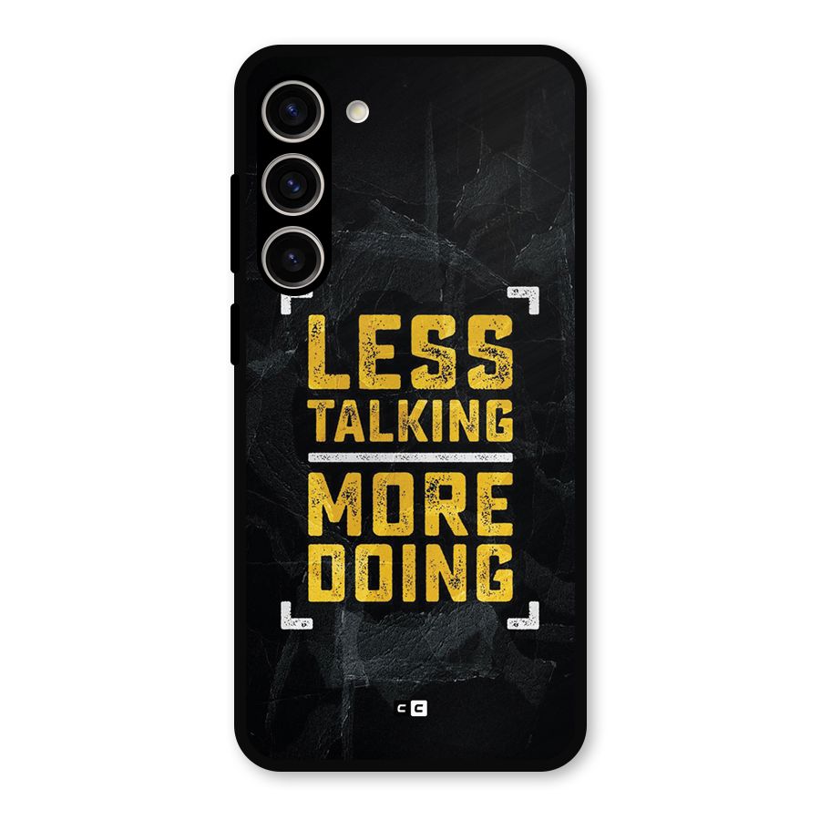 Less Talking Metal Back Case for Galaxy S23 Plus