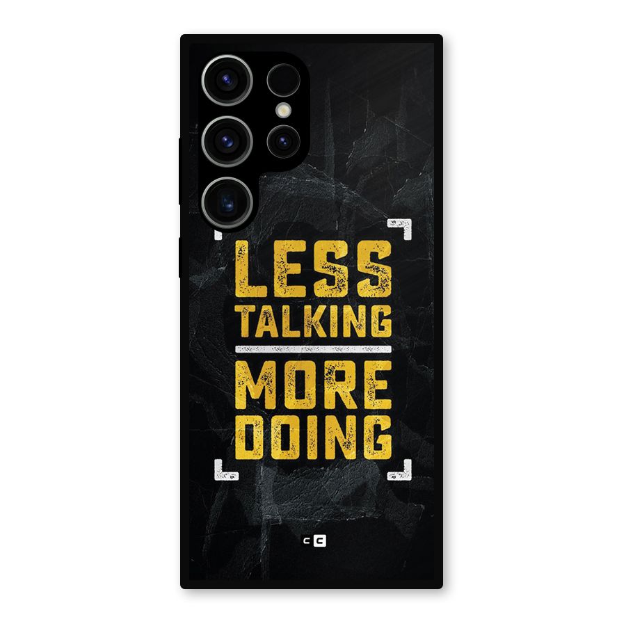 Less Talking Metal Back Case for Galaxy S23 Ultra