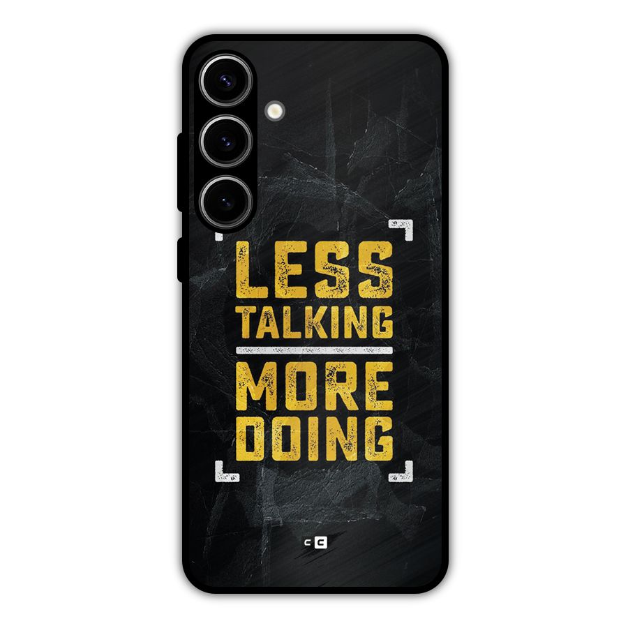 Less Talking Metal Back Case for Galaxy S24 Plus