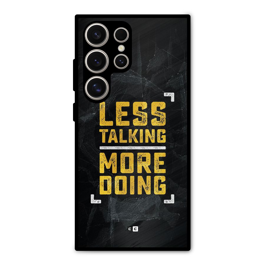 Less Talking Metal Back Case for Galaxy S24 Ultra