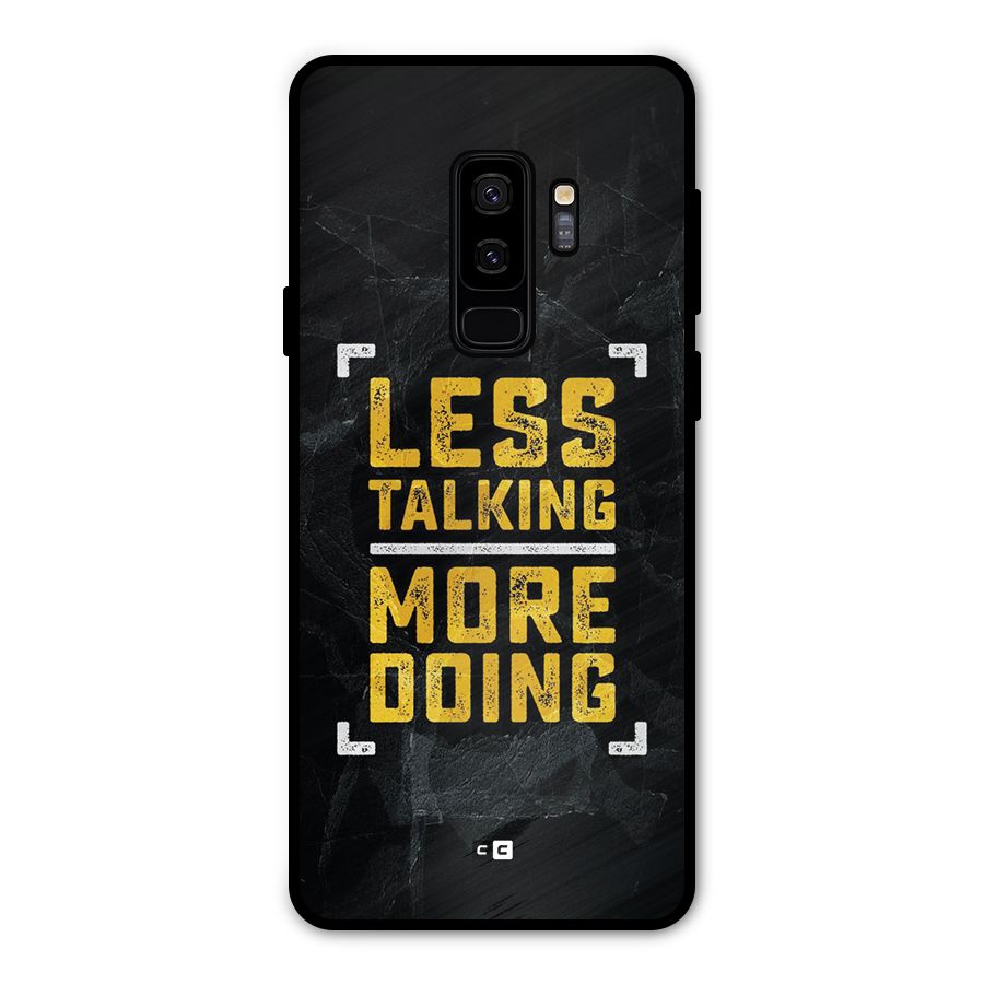Less Talking Metal Back Case for Galaxy S9 Plus