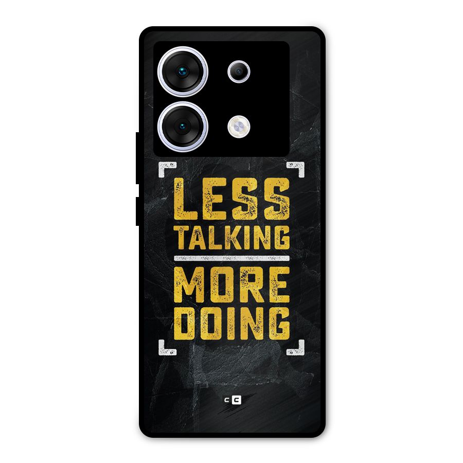 Less Talking Metal Back Case for Infinix Zero 30 5G