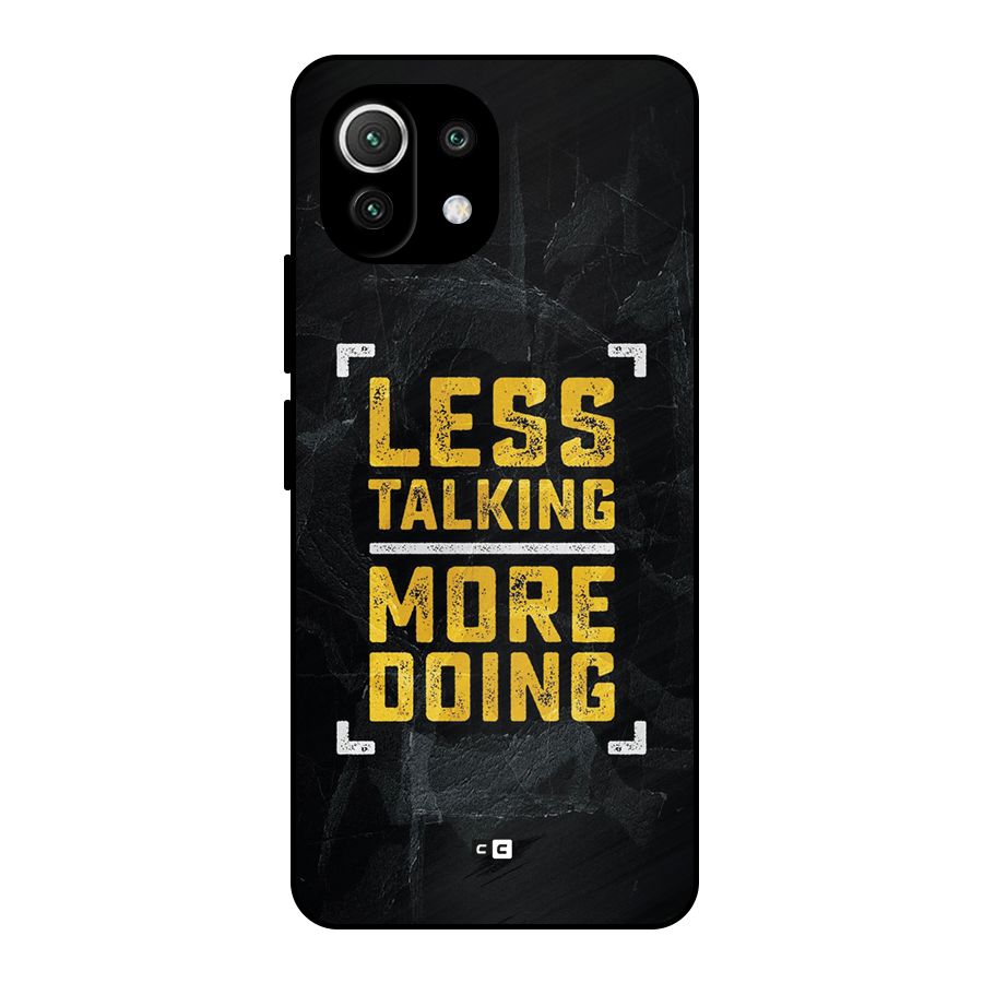 Less Talking Metal Back Case for Mi 11 Lite