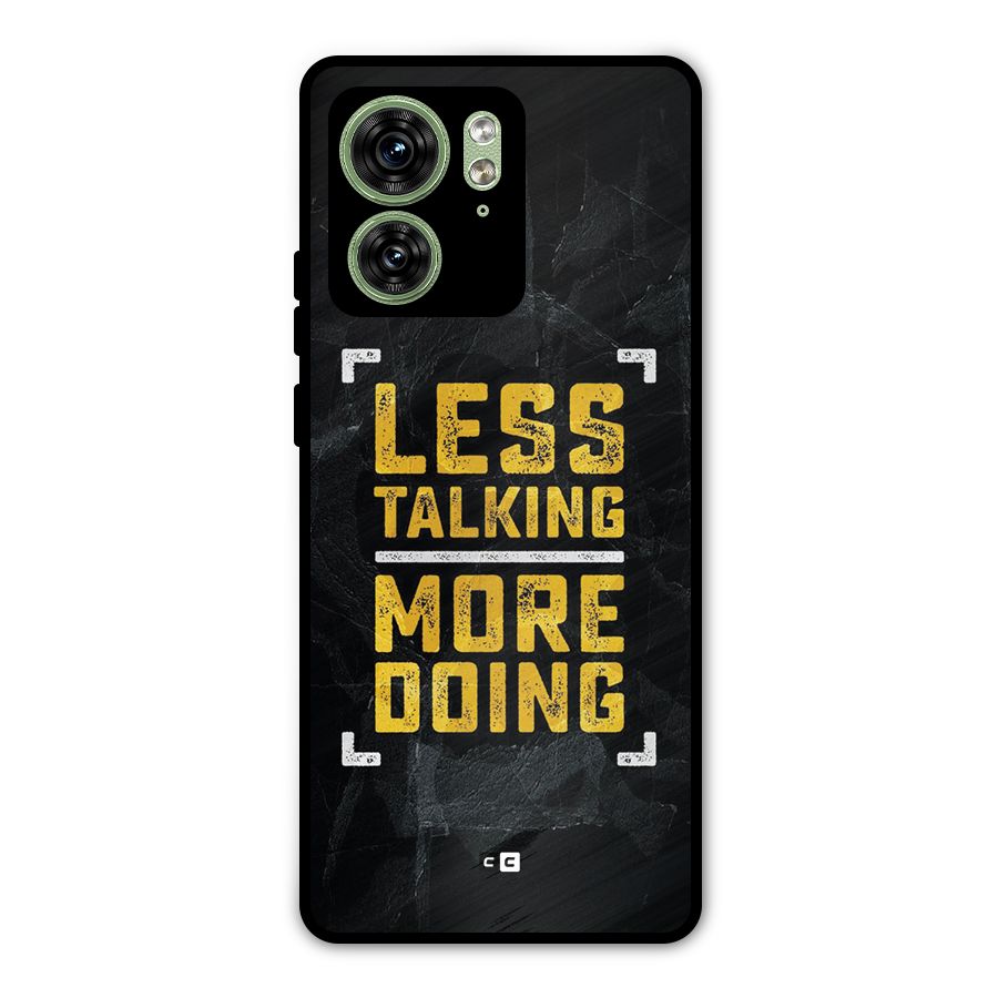Less Talking Metal Back Case for Motorola Edge 40 5G